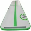 AirTrack pripučiamas gimnastikos kilimėlis MASTER 600 x 100 x 20 cm pilkai žalias