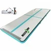 AirTrack pripučiamas gimnastikos kilimėlis MASTER S-Pro 400 x 150 x 10 cm pilkai žalsvai mėlynas