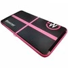 AirTrack pripučiamas gimnastikos kilimėlis MASTER 200 x 100 x 10 cm juodai rožinis