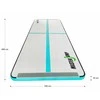 AirTrack pripučiamas gimnastikos kilimėlis MASTER S-Pro 400 x 150 x 10 cm pilkai žalsvai mėlynas