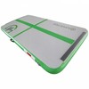 AirTrack pripučiamas gimnastikos kilimėlis MASTER 200 x 100 x 10 cm žalias