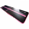 AirTrack pripučiamas gimnastikos kilimėlis MASTER 400 x 100 x 10 cm juodai rožinis