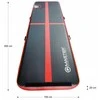 AirTrack pripučiamas gimnastikos kilimėlis MASTER 300 x 100 x 20 cm juodai raudonas