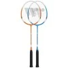 ALUMTEC 330K BADMINTON RAKETĖS RINKINYS MĖLYNAS + ORANŽINĖS NORĖJIMAS
