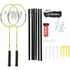 ALUMTEC 4466 GELTONAS BADMINTONO RINKINYS 2 Vnt. + langinės 3 Vnt.