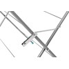 Aral laisvai pastatoma skalbinių džiovykla, pilka ir žalia