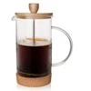 Arbatinukas infuzinis, stiklinis ąsotis su stūmokliu, kavai, arbatai, žolelėms, 0,75 l