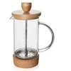 Arbatinukas infuzinis, stiklinis ąsotis su stūmokliu, kavai, arbatai, žolelėms, 0,4 l