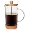 Arbatinukas infuzinis, stiklinis ąsotis su stūmokliu, kavai, arbatai, žolelėms, 1 l