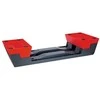 AS007 Juodas/Raudonas AEROBICS STEP HMS PREMIUM