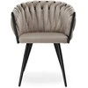 ASTON VELVET taupe austinė aksominė kėdė