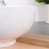 Baltas porcelianinis dubuo 20 cm 1,6 l