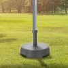 Betoninis pagrindas sodo skėčiui, sunkus antracitas, stovas skėčiui, 25 kg