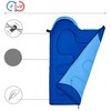 Blue NC2007 Mėlynas SLEEPING BAG JUNIOR NILS STOVYKLA