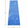 Blue SPARTAN Mėlyna Yoga mankštos kilimėlis 170 x 60 cm - mėlynas