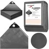 Brezentas 2x3m pilkas GRENTO 260GSM