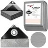 Brezentas 4x8m sidabrinis GRENTO 260GSM