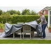 Brezentas 6x4m pilkas GRENTO 120 GSM