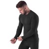 BTK0060 TERMINIAI MARŠKINĖLIAI JUODI VYRIŠKI 2XL/3XL RAGNAR NILS