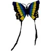 BUTTERFLY KITE 88x78CM MĖLYNAS GELTONAS ENERO ŽAISLAI