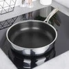 COOKCELL HYBRYD aukščiausios kokybės nelipni plieninė keptuvė, 28 cm gylio