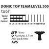 DONIC TOP TEAM 500 stalo teniso raketė