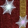 Dovanų švytinti raudona 14 LED 46 cm