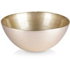 Dubuo stiklinis salotų dubuo auksinis apvalus 21 cm 1,7 l