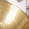 Dubuo stiklinis salotų dubuo auksinis apvalus 21 cm 1,7 l