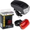 DUNLOP LED dviračio žibintų komplektas priekinis/galinis