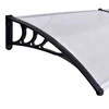 Eko plastikinis stogelis 80x150cm - juodas