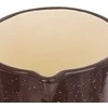 EMALINIS PUODAS 1,2L, RUDAS, SU RANKENE