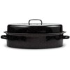 Nava Kepimo indas emaliuota su dangčiu ovali 5 l, 40x27,5x14 cm