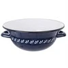 Emaliuotas dubuo, retro mėlynas dubuo, 26 cm, 2,5 l