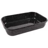 Emaliuotas kepimo padėklas mėsai kepti 34x22x6,5 cm 3,4 l