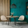 Fargo Velvet smėlio spalvos aksominė kėdė