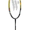 FUSIONTEC 777K BADMINTONO RAKETŲ RINKINYS LIME + Raudonas + SHOTS 3 Vnt.