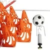 Futbolo treniruočių rinkinys kūgiai MASTER Goal 122 x 61 x 61 cm