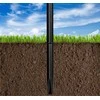 Futbolo vartai 300 X 200 cm FORTE juodi