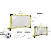 FUTBOLO VARTAS, SULANKSTAMAS 91X43X61CM 36X17X24CM SU AUKŠČIO IR PLOČIO REGULIAVIMU