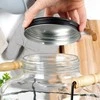 Gėrimų indas su čiaupu ir stovu, juodas, 4,2 l