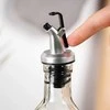 Stiklinis butelis alyvuogių aliejui ir actui su dozatoriumi 250 ml