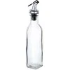 Stiklinis butelis alyvuogių aliejui ir actui su dozatoriumi 250 ml
