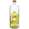 Gertuvė Stiklinis butelis limonadui su kamščiu 1 l
