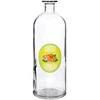 Gertuvė Stiklinis butelis limonadui su kamščiu 1 l