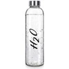 Gertuvė Stiklinis butelis vandeniui, sultims, limonadui, kokteiliui, kokteiliui, nepralaidus 700 ml