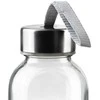 Gertuvė Stiklinis buteliukas su neopreno dangteliu, juodas, 490 ml