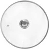Glasdeckel Pfannen-Deckel Topfdeckel Universaldeckel su Edelstahlrand hitzebeständiges Stiklas 32 cm