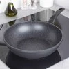 GRANDE granitinė wok keptuvė troškinimui, 30 cm