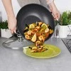 Granitinė wok keptuvė 32 cm su GRANDE dangčiu